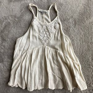 White American Eagle Tank Top